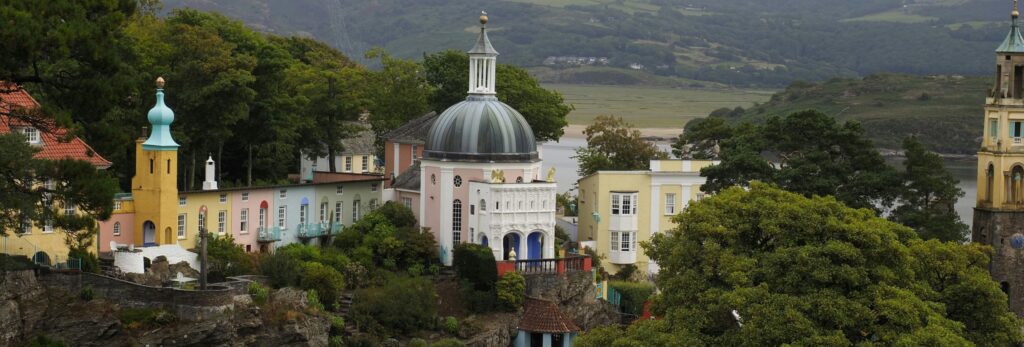 Photograph of Portmeirion, Wales.